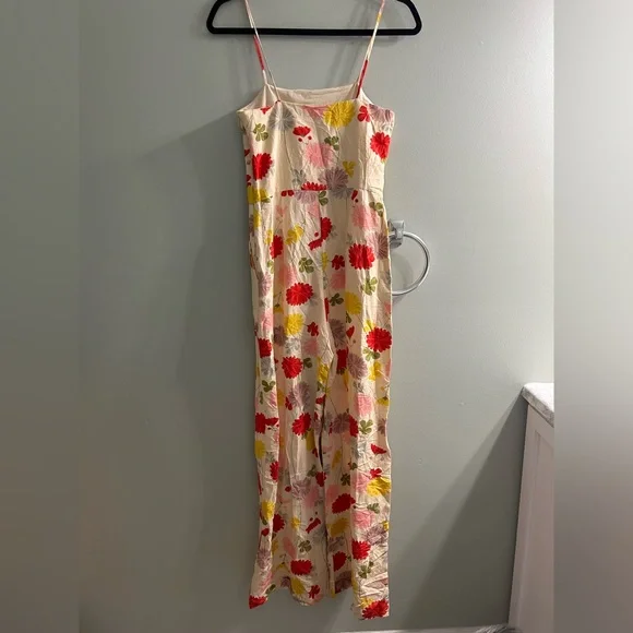NWT mango MNG linen floral jumpsuit - Picture 11 of 13